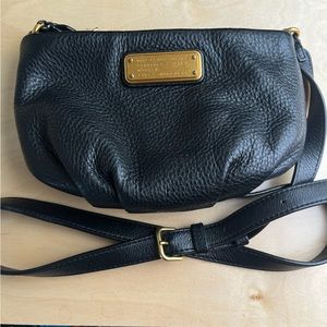 Marc by Marc Jacobs Mini Percy Crossbody Bag Black Leather